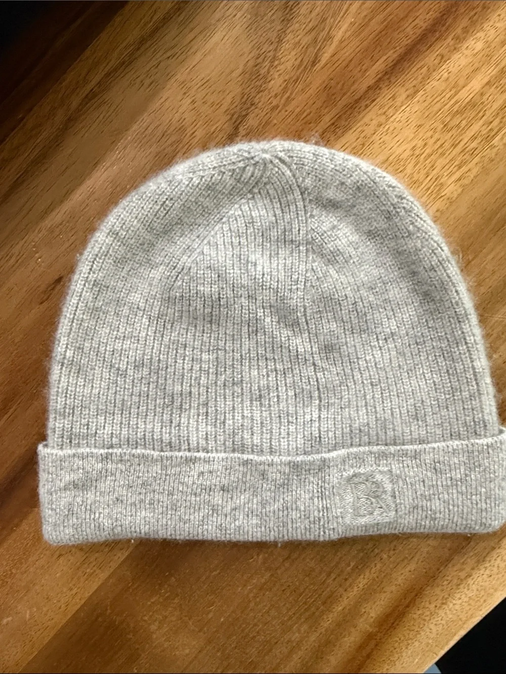 Banana Republic Light Gray Knit Beanie for Kids